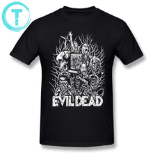 Load image into Gallery viewer, Evil Dead T Shirt Evil Dead T-Shirt 4xl Print Tee Shirt Men Awesome Summer 100 Cotton Short Sleeves Tshirt