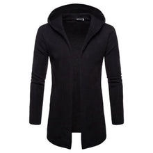 Load image into Gallery viewer, Men Casual Slim Fit Long Sleeve Hooded Cardigan Trench Coat Jacket Suit