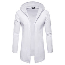 Load image into Gallery viewer, Men Casual Slim Fit Long Sleeve Hooded Cardigan Trench Coat Jacket Suit