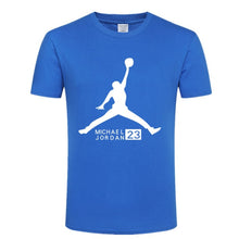 Load image into Gallery viewer, New t-shirt michael Jordan mens round-neck collar fashion image jordan Nba t-shirt tops mens shirts