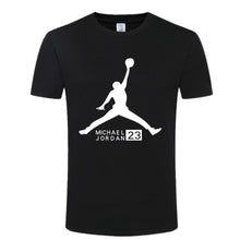 Load image into Gallery viewer, New t-shirt michael Jordan mens round-neck collar fashion image jordan Nba t-shirt tops mens shirts