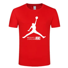 Load image into Gallery viewer, New t-shirt michael Jordan mens round-neck collar fashion image jordan Nba t-shirt tops mens shirts