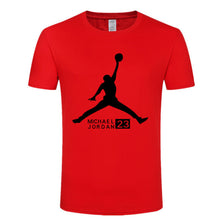 Load image into Gallery viewer, New t-shirt michael Jordan mens round-neck collar fashion image jordan Nba t-shirt tops mens shirts