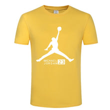 Load image into Gallery viewer, New t-shirt michael Jordan mens round-neck collar fashion image jordan Nba t-shirt tops mens shirts