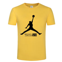 Load image into Gallery viewer, New t-shirt michael Jordan mens round-neck collar fashion image jordan Nba t-shirt tops mens shirts