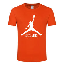 Load image into Gallery viewer, New t-shirt michael Jordan mens round-neck collar fashion image jordan Nba t-shirt tops mens shirts