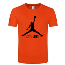 Load image into Gallery viewer, New t-shirt michael Jordan mens round-neck collar fashion image jordan Nba t-shirt tops mens shirts