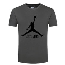 Load image into Gallery viewer, New t-shirt michael Jordan mens round-neck collar fashion image jordan Nba t-shirt tops mens shirts