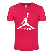Load image into Gallery viewer, New t-shirt michael Jordan mens round-neck collar fashion image jordan Nba t-shirt tops mens shirts
