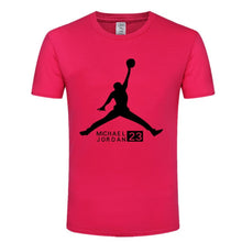 Load image into Gallery viewer, New t-shirt michael Jordan mens round-neck collar fashion image jordan Nba t-shirt tops mens shirts
