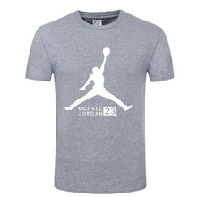 Load image into Gallery viewer, New t-shirt michael Jordan mens round-neck collar fashion image jordan Nba t-shirt tops mens shirts