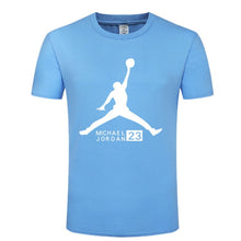 Load image into Gallery viewer, New t-shirt michael Jordan mens round-neck collar fashion image jordan Nba t-shirt tops mens shirts
