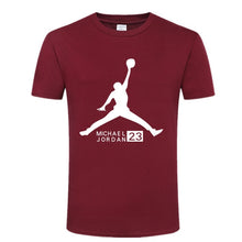 Load image into Gallery viewer, New t-shirt michael Jordan mens round-neck collar fashion image jordan Nba t-shirt tops mens shirts