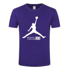 Load image into Gallery viewer, New t-shirt michael Jordan mens round-neck collar fashion image jordan Nba t-shirt tops mens shirts
