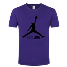 Load image into Gallery viewer, New t-shirt michael Jordan mens round-neck collar fashion image jordan Nba t-shirt tops mens shirts