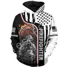 Load image into Gallery viewer, Tessffel Firefighter Firemen hero 3D Printed Hoodie/Sweatshirt/Jacket/shirts Mens Womens HIP HOP fit colorful Harajuku style-2