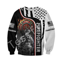 Load image into Gallery viewer, Tessffel Firefighter Firemen hero 3D Printed Hoodie/Sweatshirt/Jacket/shirts Mens Womens HIP HOP fit colorful Harajuku style-2