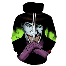 Load image into Gallery viewer, Pennywise 3D Joker Hoodie Sweatshirt Men's and Women's Pullover Hoodie Sudadera Hombre Casual Brand Sportswear Sportswear