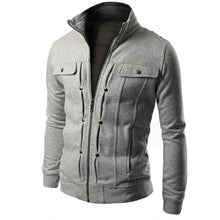 Load image into Gallery viewer, Men's Jacket TOP Fashion  Man Slim Designed Lapel Cardigan Coat Jacket Men's Coats Streetwear Mans Windbreaker
