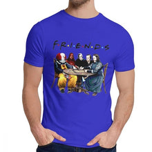 Load image into Gallery viewer, Best Stephen King Horror Characters Friends T Shirt Fashion Crewneck Picture Custom Man Cotton Plus Size Tee