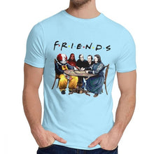 Load image into Gallery viewer, Best Stephen King Horror Characters Friends T Shirt Fashion Crewneck Picture Custom Man Cotton Plus Size Tee