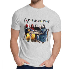 Load image into Gallery viewer, Best Stephen King Horror Characters Friends T Shirt Fashion Crewneck Picture Custom Man Cotton Plus Size Tee