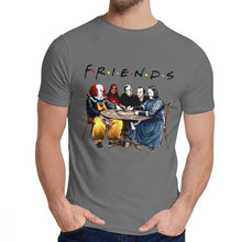 Load image into Gallery viewer, Best Stephen King Horror Characters Friends T Shirt Fashion Crewneck Picture Custom Man Cotton Plus Size Tee