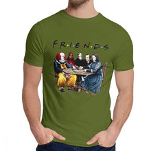 Load image into Gallery viewer, Best Stephen King Horror Characters Friends T Shirt Fashion Crewneck Picture Custom Man Cotton Plus Size Tee