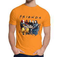 Load image into Gallery viewer, Best Stephen King Horror Characters Friends T Shirt Fashion Crewneck Picture Custom Man Cotton Plus Size Tee