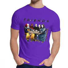 Load image into Gallery viewer, Best Stephen King Horror Characters Friends T Shirt Fashion Crewneck Picture Custom Man Cotton Plus Size Tee