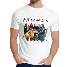 Load image into Gallery viewer, Best Stephen King Horror Characters Friends T Shirt Fashion Crewneck Picture Custom Man Cotton Plus Size Tee