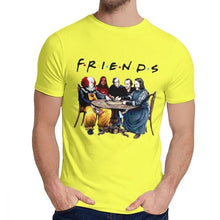Load image into Gallery viewer, Best Stephen King Horror Characters Friends T Shirt Fashion Crewneck Picture Custom Man Cotton Plus Size Tee
