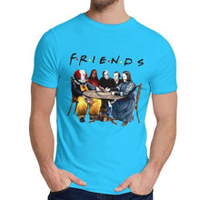 Load image into Gallery viewer, Best Stephen King Horror Characters Friends T Shirt Fashion Crewneck Picture Custom Man Cotton Plus Size Tee