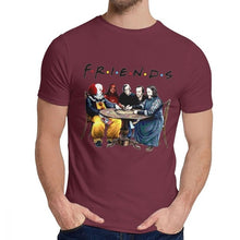 Load image into Gallery viewer, Best Stephen King Horror Characters Friends T Shirt Fashion Crewneck Picture Custom Man Cotton Plus Size Tee