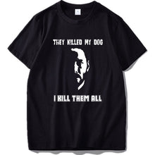 Load image into Gallery viewer, John Wick T Shirt Movie Homme BABA YAGA Printed Creative Design Tops Casual Short Sleeve Breathable Tees EU Size 100% Cotton