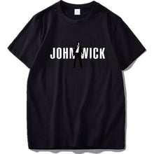 Load image into Gallery viewer, John Wick T Shirt Movie Homme BABA YAGA Printed Creative Design Tops Casual Short Sleeve Breathable Tees EU Size 100% Cotton