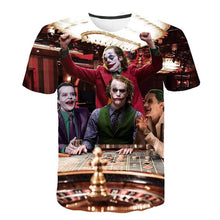 Load image into Gallery viewer, Joker Be reborn 2019 new the Joker 3d t shirt funny comics character joker with poker 3d t-shirt summer harajuku style tees top full printing
