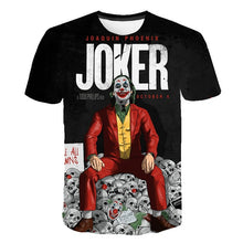 Load image into Gallery viewer, Joker Be reborn 2019 new the Joker 3d t shirt funny comics character joker with poker 3d t-shirt summer harajuku style tees top full printing
