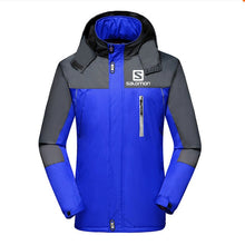 Load image into Gallery viewer, 2019 Men's Jackets Waterproof Spring Salomon Printed Hooded Coats Men Women Outerwear Salomon Solid Casual Brand Male Clothing