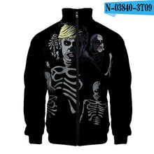 Load image into Gallery viewer, Cobra Kai Bomber Jacket Men Snake 3D Print Zipper Retro Coat Spring 2019 Harajuku Long Sleeve Plus Size Short Biker Jackets