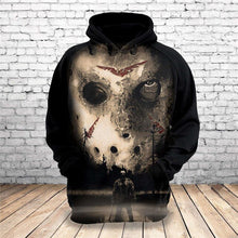 Load image into Gallery viewer, 2019 Hot New Customize Design Halloween 3D Horror Jason Printed Hoodies Fashion Pullovers Tops Men Clothing Drop Shipping