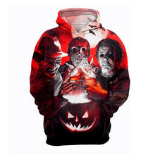 Load image into Gallery viewer, 2019 Hot New Customize Design Halloween 3D Horror Jason Printed Hoodies Fashion Pullovers Tops Men Clothing Drop Shipping
