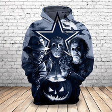 Load image into Gallery viewer, 2019 Hot New Customize Design Halloween 3D Horror Jason Printed Hoodies Fashion Pullovers Tops Men Clothing Drop Shipping