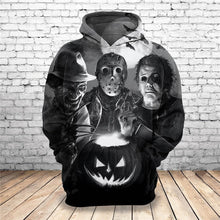 Load image into Gallery viewer, 2019 Hot New Customize Design Halloween 3D Horror Jason Printed Hoodies Fashion Pullovers Tops Men Clothing Drop Shipping