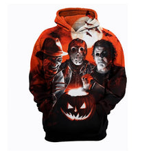 Load image into Gallery viewer, 2019 Hot New Customize Design Halloween 3D Horror Jason Printed Hoodies Fashion Pullovers Tops Men Clothing Drop Shipping