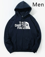 Load image into Gallery viewer, Star Wars Darth Face Hoodie Hoodies Sweatshirt Men 2018 New Spring Autumn Hooded Faces No Face Streetwear Homme Black Gray Hoody