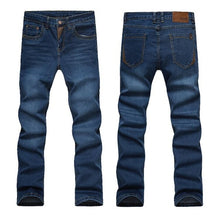 Load image into Gallery viewer, 2019 New Mens brand jeans Fashion Men Casual Slim fit Straight High Stretch Feet skinny jeans men black hot sell male trousers