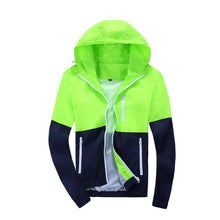 Load image into Gallery viewer, Jacket Men Windbreaker 2019 Spring Autumn Fashion Jacket Men's Hooded Casual Jackets Male Coat Thin Men Coat Outwear Couple