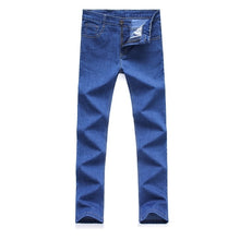 Load image into Gallery viewer, 2019 New Mens brand jeans Fashion Men Casual Slim fit Straight High Stretch Feet skinny jeans men black hot sell male trousers