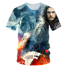 Load image into Gallery viewer, Game Of Thrones t Shirt Movie Figure T-Shirt Men 2019 New Tshirt Night King Tshirt Casual Harajuku Tops Summer Fashion Tees